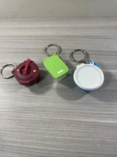 Tupperware Keychain Set of 3 Mini Fridgesmart, Micro Pressure, Thats-a-Bowl New!