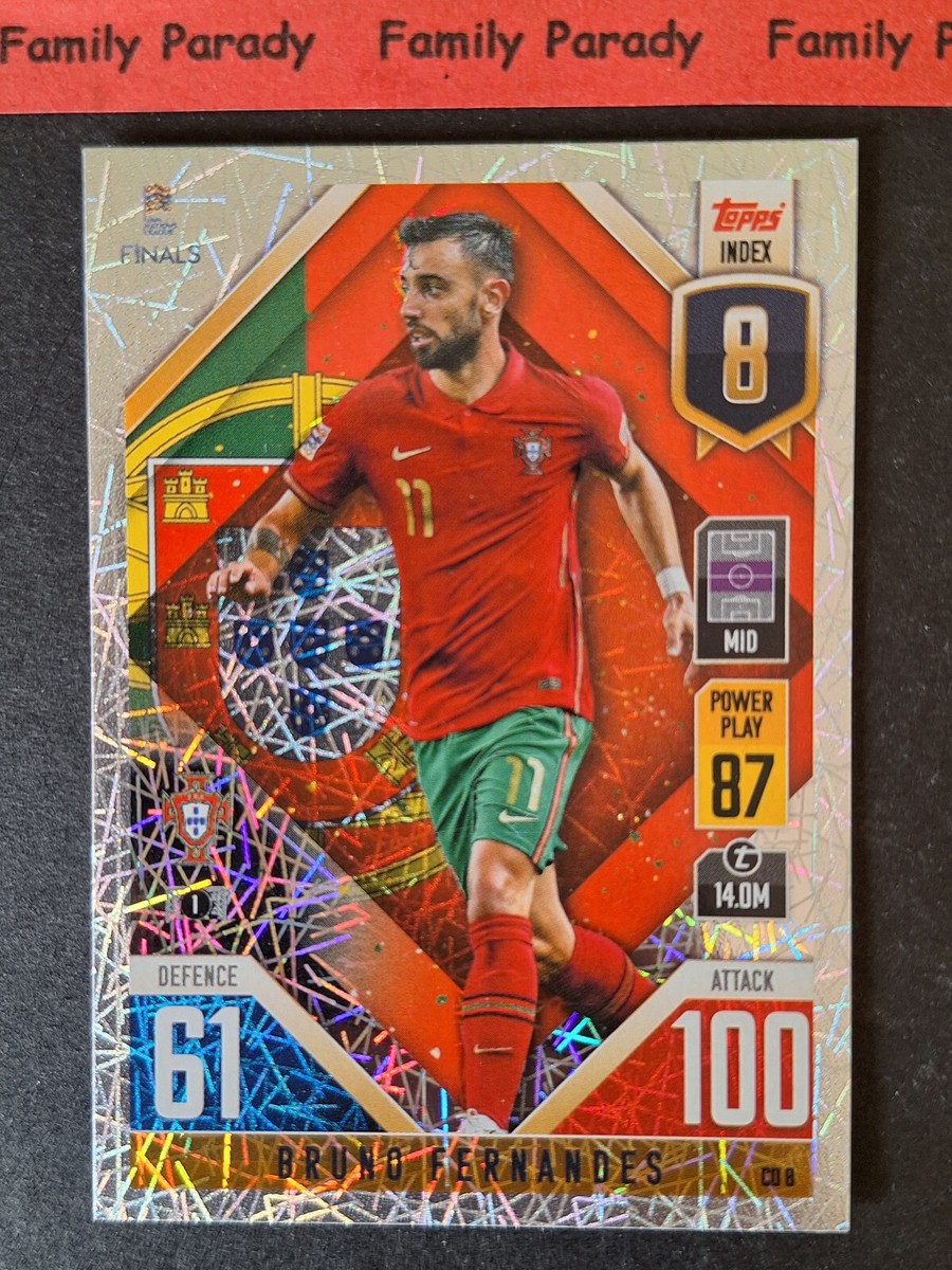 Bruno Fernandes CD8 Portugal Card Topps UEFA Nation League Bruno Fernandes CD8 Portugal Card Topps UEFA Nation League