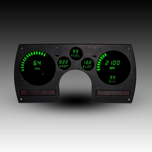 1982-1990 Camaro Digital Dash Panel Teal LED Intellitronix DP4003T Made In USA! - Picture 11 of 13