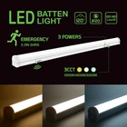 LED Nova Batten Light Safety Emergency & Sensor Light Fitting 3CCT 4FT/5FT/6FT