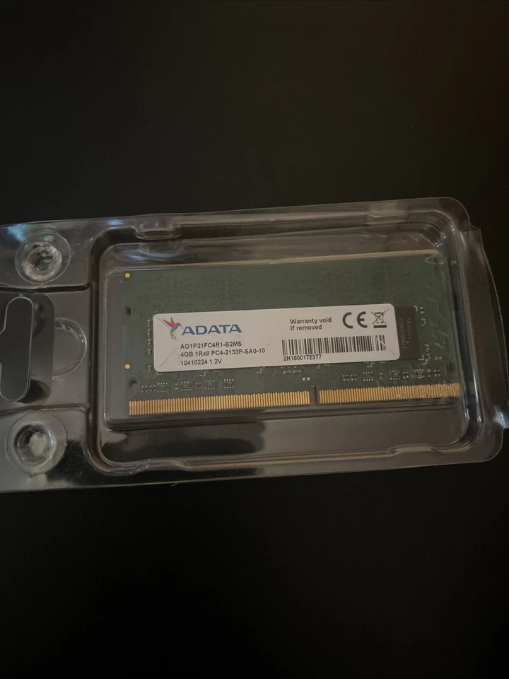 ADATA 4GB 1RX8 PC3L-12800S-11 DDR3L 1600 CL11 RAM - Image 2 of 2