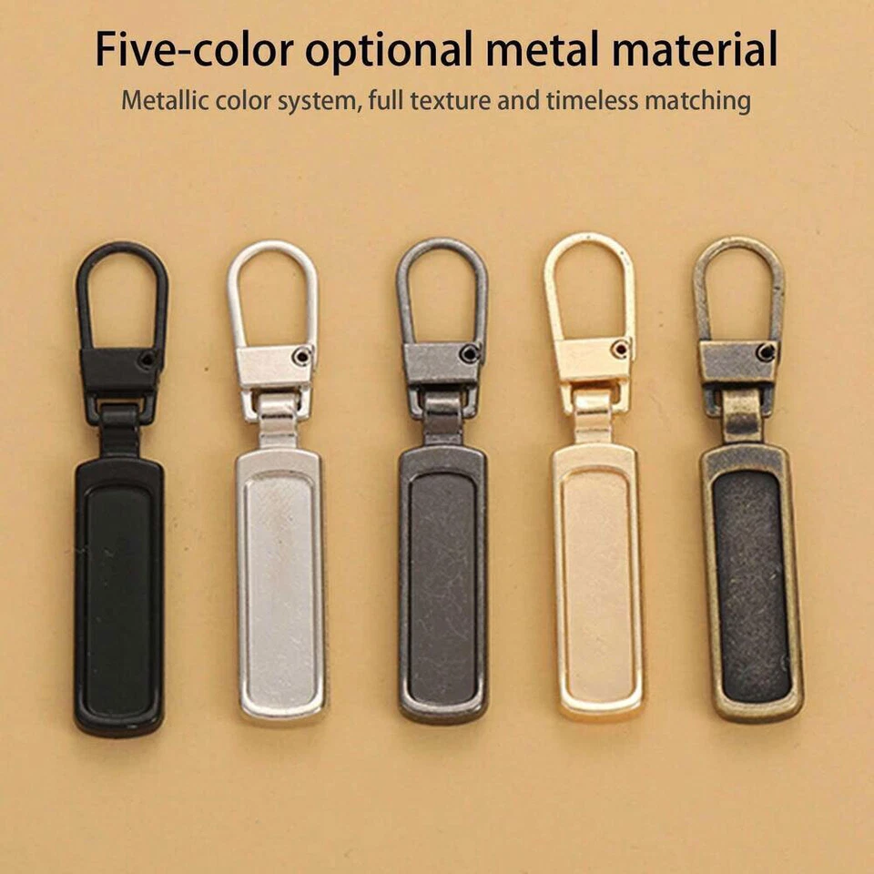 10/20X Zipper Fixer Repair Pull Tab Kit Bag Replacement Molded Slider Fix Puller - Image 2 of 4