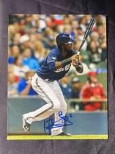 Hector Gomez Milwaukee Brewers Signed Auto Autographed 8x10 Photo
