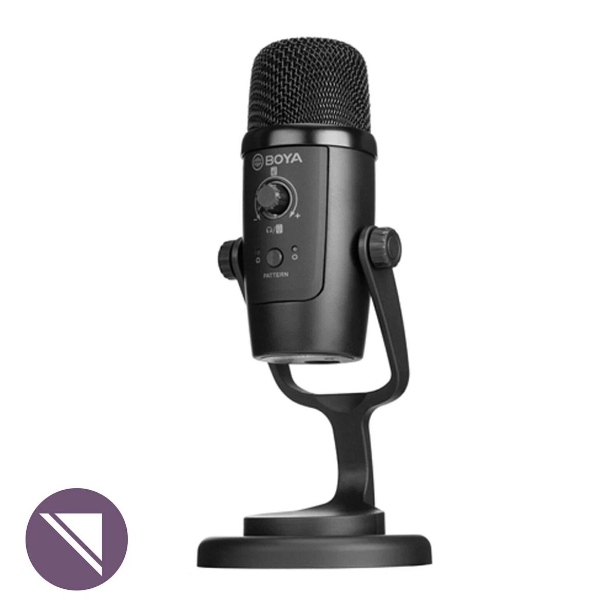 Boya PM500 USB Cardioid Omni Condenser Mic with Stand 3.5mm Headphone Output