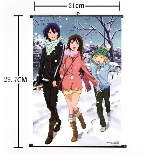 Cartoon world Anime Noragami Home Decor Poster Wall Scroll