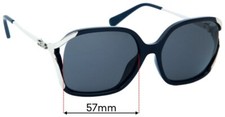 SFx Replacement Sunglass Lenses fits Coach HC8280U - 57mm Wide