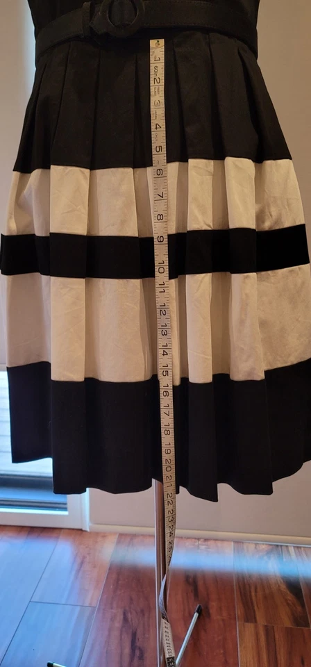 WHBM Black And White  Party Dress Size 6 - Image 3 of 4