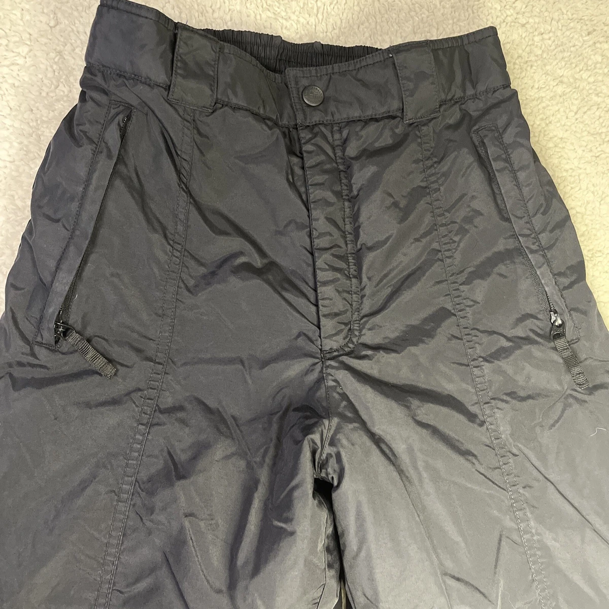 Vintage Columbia 90s 00s Womens Snow Ski Pants Sz M Black Insulated