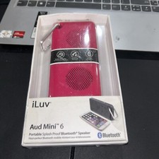 iLuv AUDMINIS6 Aud Mini Smart 6 Slim Portable Bluetooth Speaker, App-Enabled FM