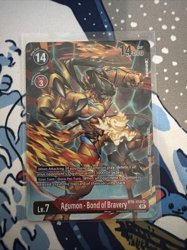Agumon - Bond of Bravery [Alternate Art] #BT6-018 Digimon Double Diamond card