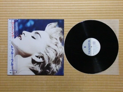 Madonna - True Blue P-13310 Japan Insert Obi NM vinyl