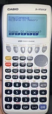 Casio FX-9750GII Graphing Calculator - White Also Uses AAA Size Batteries