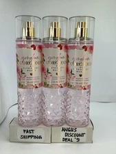 Bath And Body Works GINGHAM GORGEOUS Fine Fragrance Mist Body 8oz, "3 BOTTLES"
