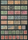 (AT2270) SWEDEN - APPROX 95 OLD STAMPS ON 3 STOCKCARDS. NICE RANGE & CANCELS