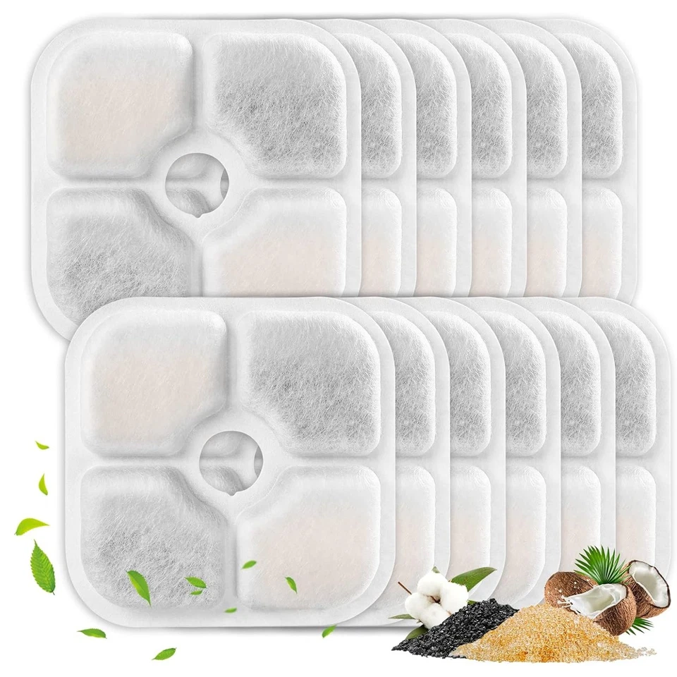 für Catit Pixi Cat Fountain Filter Cartridges 6/12/18Pcs