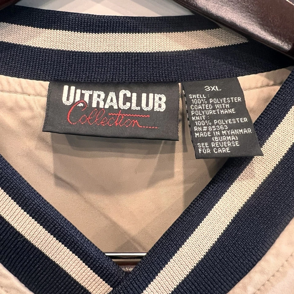 Vintage Ultra Club Collection Golf Vest Mens 3XL Beige Sleeveless Polyester - Image 4 of 4