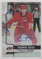 2017-18 O-Pee-Chee Platinum Rookie Autos Rainbow Valentin Zykov #R-VZ Auto 3vx