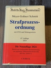 Meyer-Goßner / Schmitt Strafprozessordnung (...