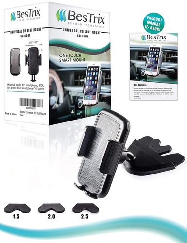 Cell Phone Holder for Car, CD Slot Car Phone Holder, Hands Free Car Mount wit... - Picture 7 of 7