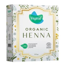 Vegetal Certified Organic and Herbal Henna Powder, for Natural Hair Coloring, Pr