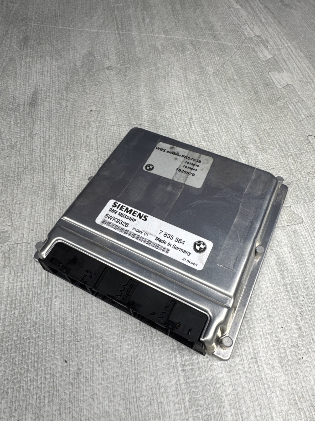 01-06 BMW E46 M3 S54 OEM ENGINE DME ECU COMPUTER MSS54HP