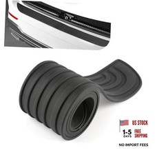 35" L x 3.15" W Car Rear Bumper Protector Rubber Anti-Scratch Edge