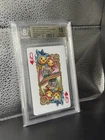 2015 POKEMON PRETEND GYARADOS & MAGIKARP PIKACHU POKER QUEEN OF HEARTS BGS 10