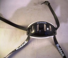 Riddell J4600 Hard Cup Chinstrap Mid/Hi, Large, black