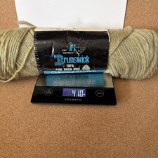 Brunswick 100 Percent Virgin Wool Lot 4 Oz 476 Straw Hea 4 Ply Made In USA NOS
