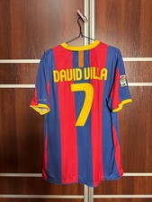 CAMISETA FUTBOL FC BARCELONA 2010/2011 LOCAL #7 VILLA NIKE XL ADULTO