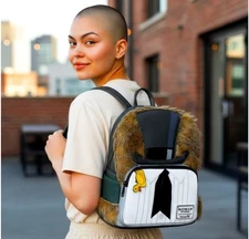 Loungefly X Batman Penguin Backpack Faux Fur Details Very Rare Unisex All Ages