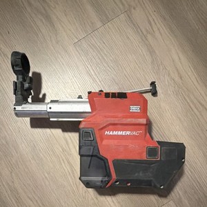 Milwaukee HAMMERVAC Dust Collector Attachment for Rotary Hammer Red Black