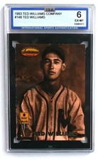 1993 TED WILLIAMS BASEBALL CARD #148  TED WILLIAMS ROOKIE / GOIN' NORTH  GR -6