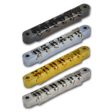 Advanced Plating ABR-1 Bridge w/ Plated Brass Saddles Wired - Fits Gibson 