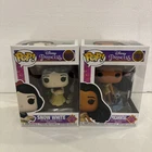 Funko Pop! Disney Princess Lot - Princess Snow White 1019, Pocahontas 1077