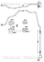 Klimaleitung FÜR VW Up! (121, 122, BL1, BL2, BL3, 123) - Triscan 9010 29009