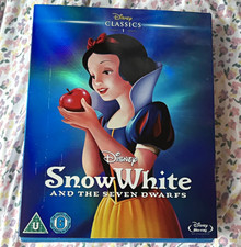 Disney Snow White and the Seven Dwarfs (U) Blu-ray Movie in Blu-ray Case