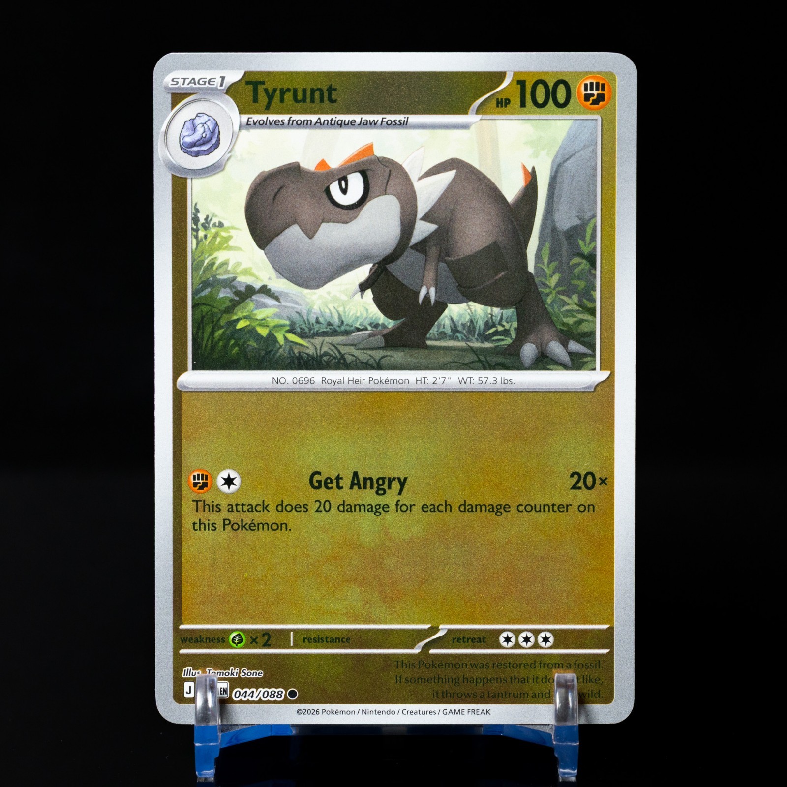 Tyrunt 044/088 - Reverse Holo - Pokémon TCG: Perfect Order - English NM