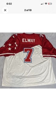 Authentic 1995 John Elway Broncos AFC Pro Bowl Mitchell Ness Jersey Mens Size 60
