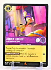 Disney Lorcana TCG Reign of Jafar Jiminy Cricket Level-Headed and Wise 62/204