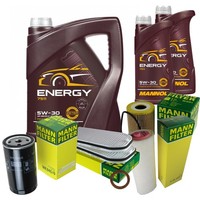 Mann Inspektionspaket Filterset 7L Mannol Energy 5W-30 FüR BMW E38 730D