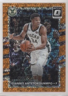 2017 Panini Donruss Optic Fast Break Orange Prizm /193 Giannis Antetokounmpo 5l1
