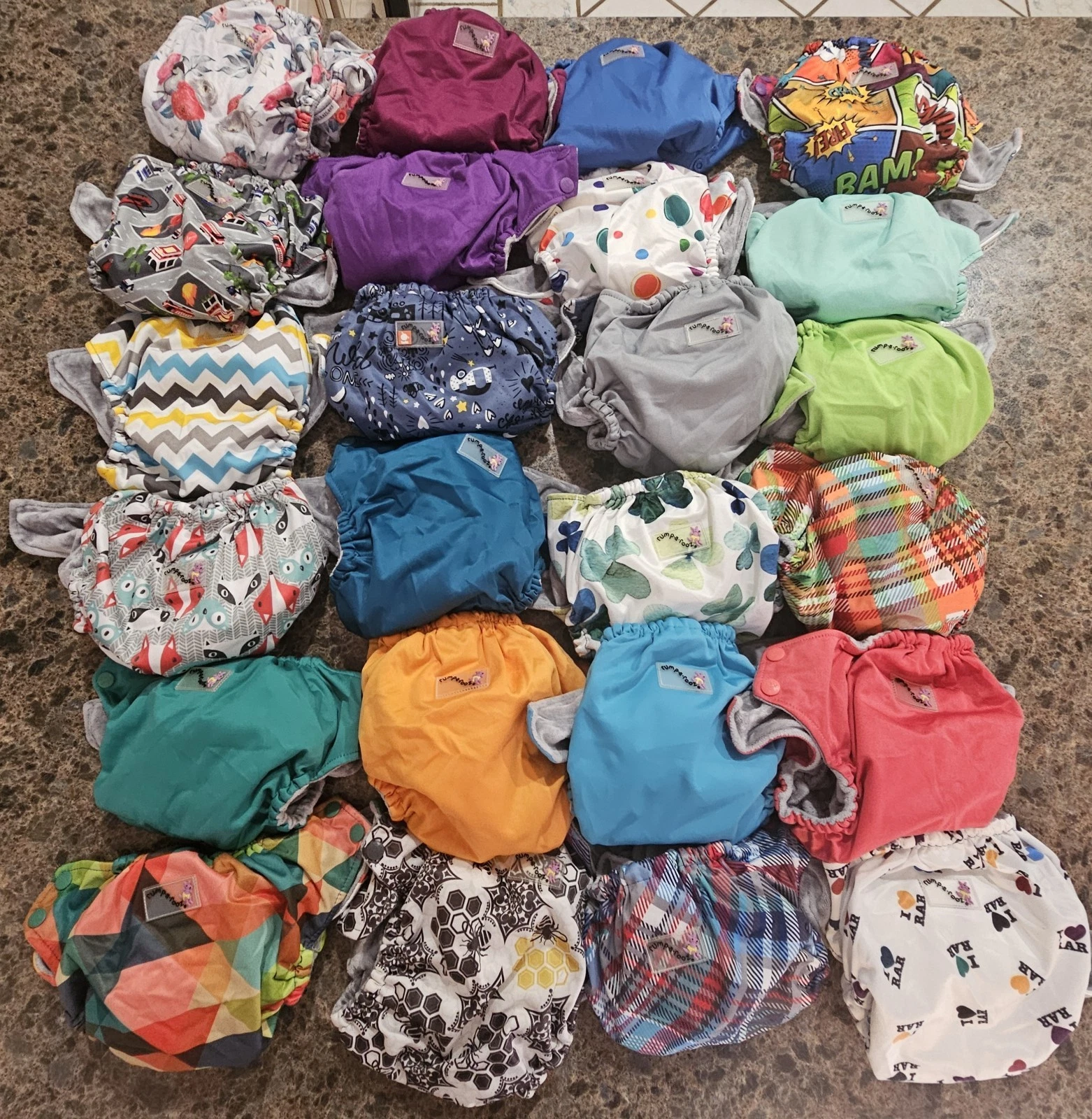 Rumparooz Cloth Pocket Diapers And Inserts, Set Of 24
Opens in a new window or tab