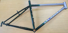 Kona Cinder Cone Bike Frame Steel Retro 1993 RARE Vintage Green Silver Lava Dome