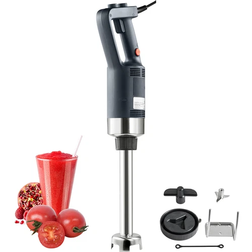 Commercial Immersion Blender 12" Heavy Duty Hand Mixer 500W Variable Speed