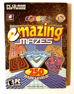 eMazing Mazes - Windows PC Spiel, Neu & Versiegelt.