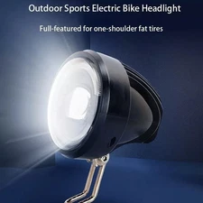 36V 48V Universal Bike LED Light Electric Bicycle Headlamp Ebike Conversion Kit
