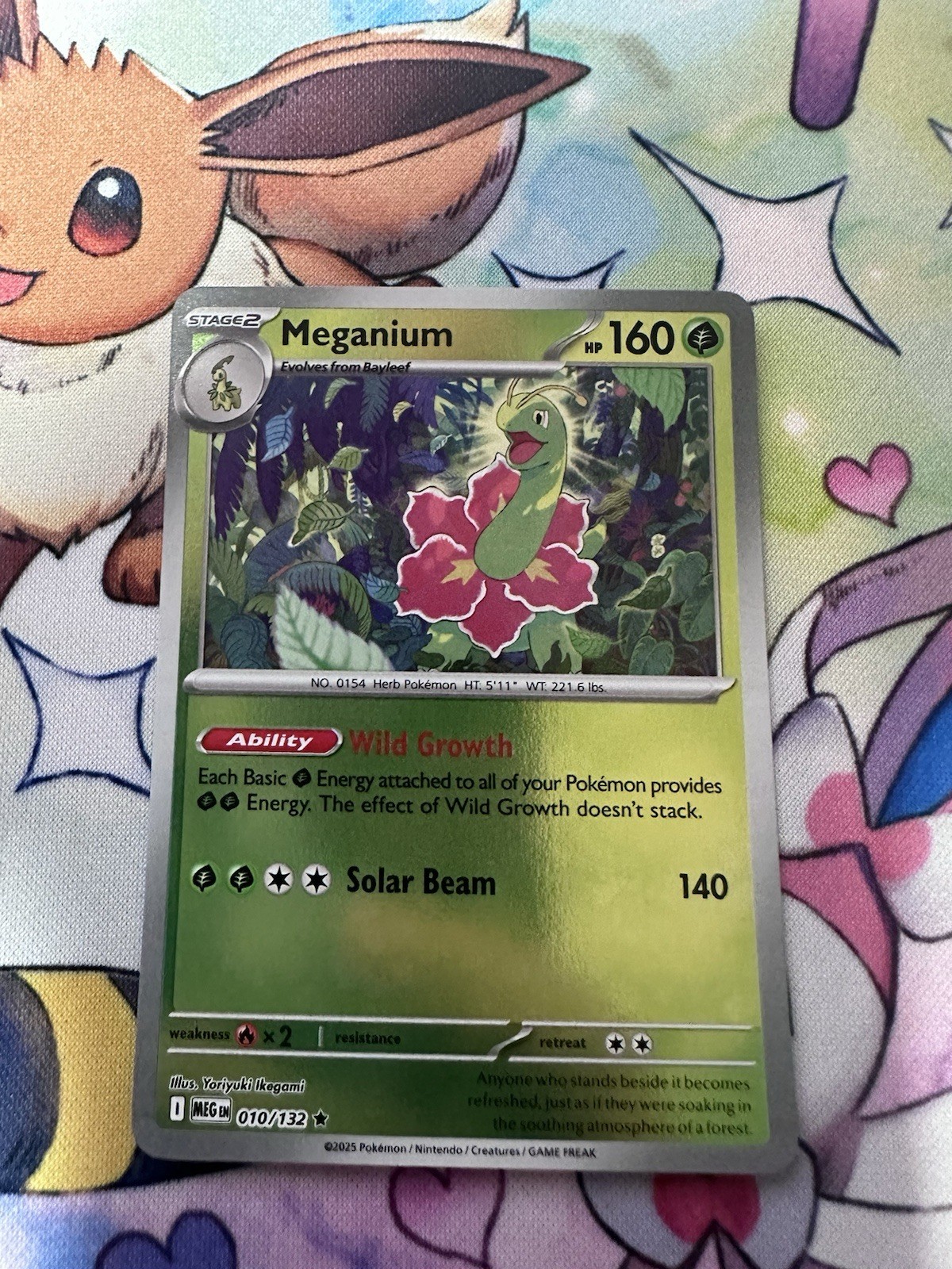 Meganium 010/132 Me01: Mega Evolution Reverse Holo