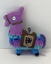 Fortnite Loot Llama Plush 7" Stuffed Animal Toy 2018 Epic Games Purple Blue