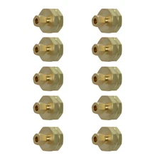 10 Pack XFITTING 1/4" OD Comp. X 3/4" FHT Garden Hose Threaded Female Adapter 